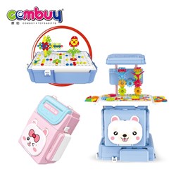 CB892973-5 CB942608-CB942610 - Creative puzzle bag plastic flexible building game toy screw